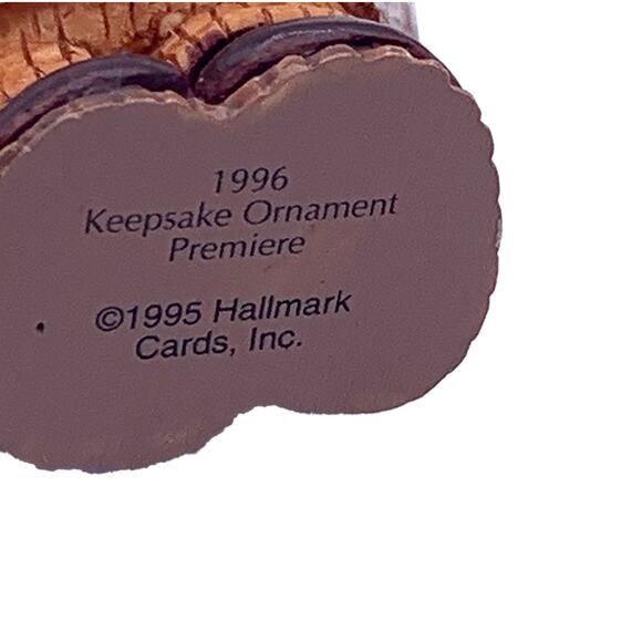 1996 Hallmark Merry Miniatures Bashful Mistletoe Premiere Event Ornament Set - Picture 7 of 12